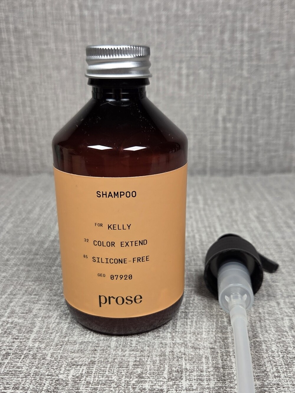 PROSE Beauty Custom Shampoo COLOR EXTEND Vegan Silicone Free 8.5oz  With Pump